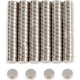 Cumpara ieftin Set 100 magneti Neodim universali, diverse activitati, 8x2 mm - Rotund