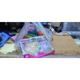 Set creativ pentru bratari, Norimpex, 4500 elastice, accesorii diverse, multicolor
