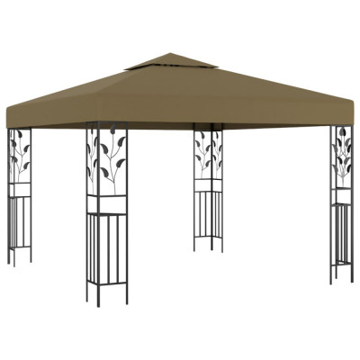 Pavilion de gradina, gri taupe, 3 x 3 m, 180 g/m&amp;sup2; GartenMobel Dekor foto