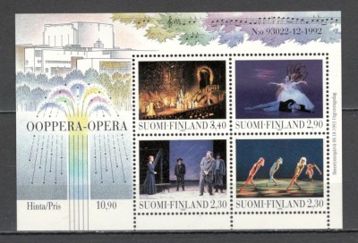 Finlanda.1993 Opera Helsinki-Bl. DF.152 foto
