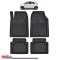 Covorase Auto TeamCar&reg; Tip Tavita Compatibile Smart Forfour Generatia II (2014&ndash;2021) Negru Material Rezistent