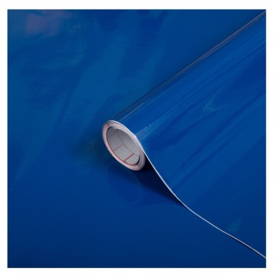 Autocolant unicolor D-c-Fix 1687-200, bleumarin lucios, 0.45 m foto