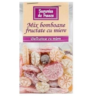 BOMBOANE CU MIERE MIX FRUCTATE 100g APIDAVA