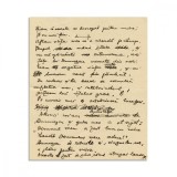 Mircea Eliade, &bdquo;Știam că soarele se descoperă&rdquo;, filă manuscris - D