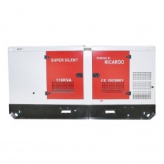 Generator electric trifazat 110KVA, 400V cu motor diesel Ricardo R6105ZLD-100KW