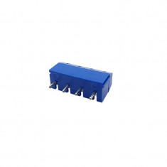 Conector terminal plug-in, 4 Pini, Albastru