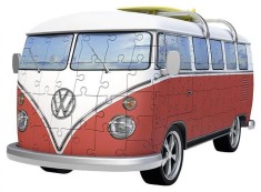 Puzzle Ravensburger 3D Vw Bus T1 Surfer Edition 162 Pcs foto