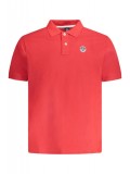Cumpara ieftin Tricou polo barbati, cu mini logo brodat, Regular fit, Rosu, S