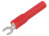Conector mufă banană 4mm tip furcă MUELLER ELECTRIC 36A 60V DC
