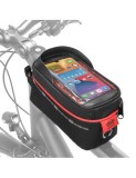 Gentuta Impermeabila Pentru Bicicleta Cu Suport Telefon Heyner