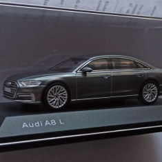 Macheta Audi A8L 2019 gri - iScale 1/43 (A8 L)