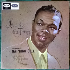 Vinil Nat "King" Cole ‎– Love Is The Thing (-VG)
