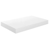 Cumpara ieftin Raft de perete suspendat, alb extralucios, 40x23,5x3,8 cm, MDF