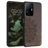 Husa pentru Xiaomi 11T / 11T Pro, Lemn, Maro, 56795.01, kwmobile