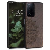 Husa pentru Xiaomi 11T / 11T Pro, Lemn, Maro, 56795.01, kwmobile, Carcasa