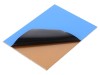 Placa laminat FR4 1,6mm RADEMACHER, doua fete, fibra sticla, cupru 35um, L75mm