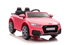 Masina electrica pentru copii, Audi TTRS Roz, 2 motoare, 3 viteze, greutate maxima admisa 30 kg foto