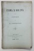 CIUMA SI HOLERA dupa ZAVERA, G.I. IONNESCU-GION, 1893, Ex-Libris Nasturel, Carte Veche