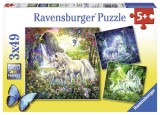 Cumpara ieftin Puzzle Unicorni, 3X49 Piese, Ravensburger