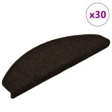 Gossi covorase scara autoadezive 30 buc maro inchis 65x21x4 cm