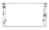 Radiator BMW Seria 7 G11 15-, 8 (G15) 18-, motor: 3.0 d, 628x397x28, OEM/OES (Mahle), Aluminiu/ Plastic brazat, 17118474825; 17118590048
