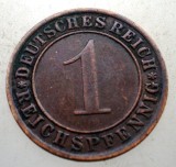 B.235 GERMANIA WEIMAR 1 REICHSPFENNIG 1934 A