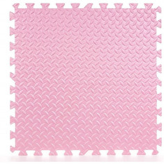 Covoras puzzle xl, 60x60 cm, grosime 2 cm, spuma eva, 2 piese culoare roz MultiMark GlobalProd