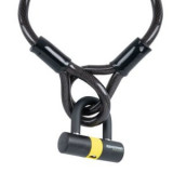 Anti-furt cu lacăt Lock15 OXFORD colour black 2000mm x 15mm