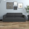 VidaXL Husă elastică pentru canapea 2 locuri poliester jersey antracit