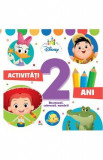 Disney. Activitati 2 ani. Deseneaza, coloreaza, numara