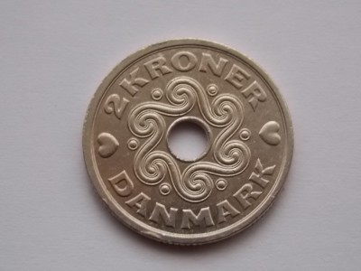 2 KRONER 1994 DANEMARCA foto