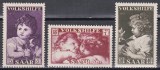 SAAR 1953 - Timbre de caritate - Picturi de Titian, Rubens, Cota 11,50 EURO, MNH