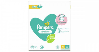 Pampers Sensitive nedves T&amp;ouml;rlőkendő 1200db foto