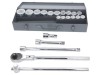 Set chei 6-puncte tubulară oţel crom-vanadium 3/4 PROLINE