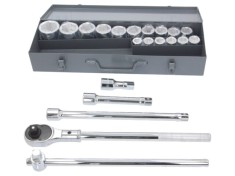 Set chei 6-puncte tubulară oţel crom-vanadium 3/4 PROLINE