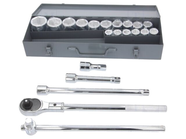Set chei 6-puncte tubulară oţel crom-vanadium 3/4 PROLINE