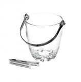 Set frapiera cu cleste pentru gheata, Sticla, Transparent, 900 ml