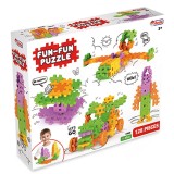 Set de constructie, Dede, Fun-Fun Puzzle, 128 piese