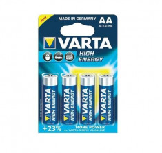 Set 4 Baterii Varta High Energy LR6 AA foto