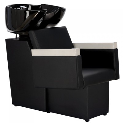 Scafa coafor Brano pentru salonul de coafură și frizerie cu bol ceramic mobil armătură baterie si cască foto