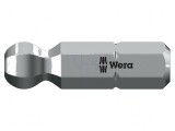 Capăt de șurubelniță imbus sferic HEX 6mm, lungime totală 25mm