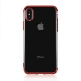 HUSA SILICON ELECTRO APPLE IPHONE XR ROSU