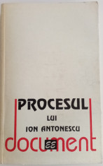 PROCESUL LUI ION ANTONESCU - DOCUMENT foto