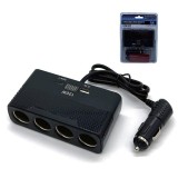 &Icirc;ncărcător auto Olesson, 120W, 4 Cai cu USB și Mufă Tip C