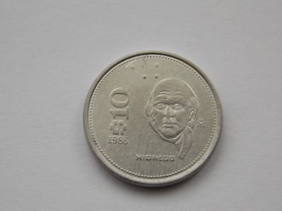 10 PESOS 1986 MEXIC foto