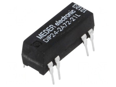 Releu Senzor Reed DPST-NO 24VDC 1A 200VDC foto