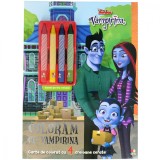 Cumpara ieftin Disney Junior. Vampirina. Colorăm cu Vampirina (conține 4 creioane cerate)