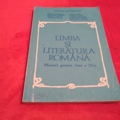 MANUAL LIMBA SI LITERATURA ROMANA CLASA IX M.ANGHELESCU/G.LAZARESCU 1996