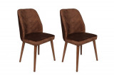 Set scaune (2 bucăți) Dallas Chair Set (2 Pieces), Bej, 50x90x49 cm