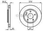 Disc frana MERCEDES VANEO (414) (2002 - 2005) BOSCH 0 986 479 B67